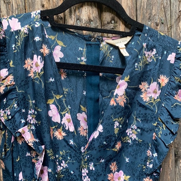 Rebecca Taylor Blue Floral Jumpsuit - Picture 7 of 13